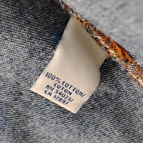 Old Navy Vintage Jean Jacket Full Zip Y2K Mallcore Juniors XXL Womens XS/S - Picture 9 of 9